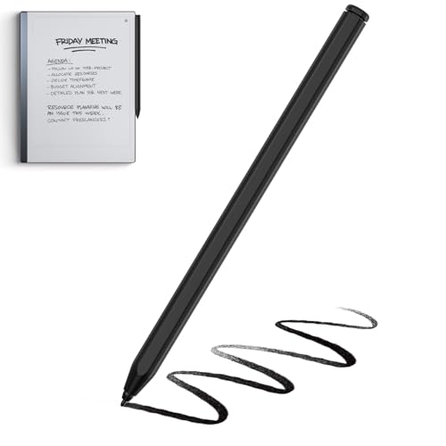 Stylus Pen for Remarkable 2, EMR Pencil with Eraser, 4096 Pressure Level, Palm Rejection & Magnetic Adsorption, Digtal Pen Compatible with Remarkable 2/1/Kindle Scribe