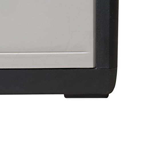 Tidyard Gartenschrank Kunststoff Wasserdicht Besenschrank Putzschrank Kunststoffschrank Terrassenschrank Allzweckschrank… – Bild 5