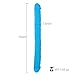 MATATA Realistic 13.2 Inch Double Dildo Dong Fake Penis Adult Sex Toys for Female Masturbation Blue