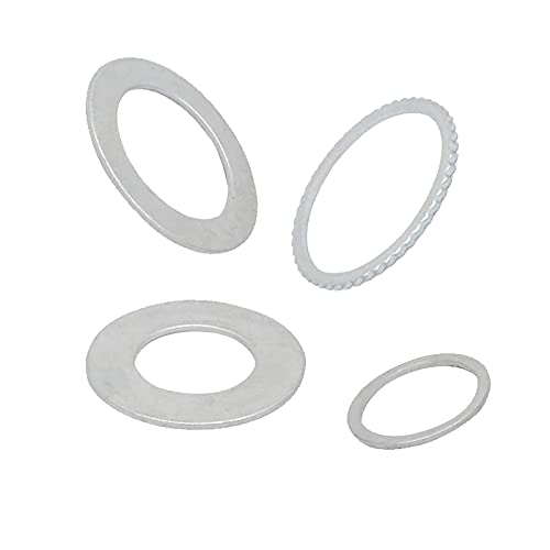 Saw Reducing Rings, 4 pcs Saw Blade Bore Bushes HATOOLHA® Circular Saw Blade Reducing Ring Sawblade SPACERS (4 Sizes x 1pc)