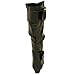 Twisted Women's Tara Wide Calf Wedge Fashion Boot