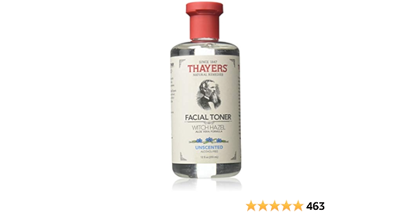 witch hazel unscented toner