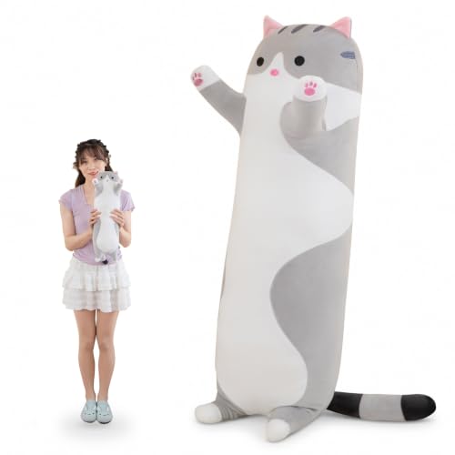 Oeonuas Cat Plush Body Pillow