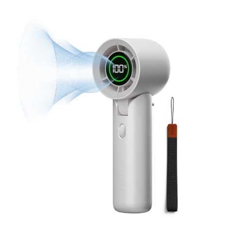 BLUEAIR AlwaysCool F7 Ventilatore Portatile da Mano, Fino a 36 Ore di Autonomia, Raffrescamento Personale Silenzioso con Potente Flusso d’Aria,
