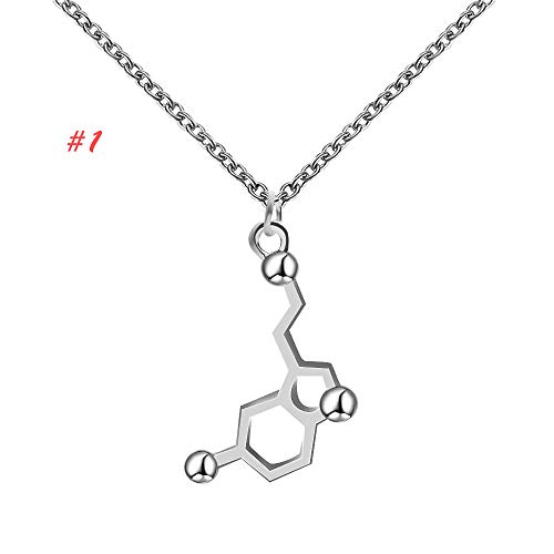 Okdeals Necklace Biochemical Molecules Suitable for Women 3 Pcs
