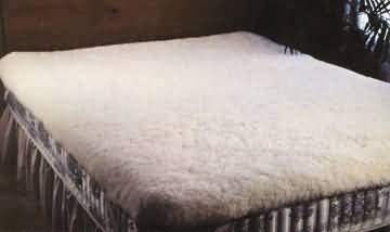 SnuggleWool Bed Topper Pad, 36 x 36 Inches,Draw Sheets