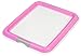 IRIS USA Pee Pad Holder, Small Puppy Pad Holder, Secured Latches, Non-Skid Rubber Feet, High Polish Finish for Easy Cleaning, Leak Protection Indoor Potty Tray, Fits 14