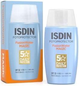 Fotoprotector Fusion Water MAGIC SPF 50, Protector Solar Facial De Uso Diario Ultraligero Y Absorción Inmediata, Crema Solar Que Protege Frente Al Daño Solar Con Tecnología Full Spectrum -50 ml