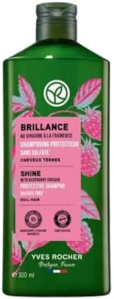 Yves Raspberry Vinegar Yves Rocher Shine Shampoo With Raspberry Vinegar-Sulfate Free 300 ML ...