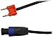 Rockville RSB16 20ft Speakon to Banana Speaker Cable, 16 Gauge, 100% Copper, Durable, Flexible, Low Resistance, for Pro Audio and Home Theater