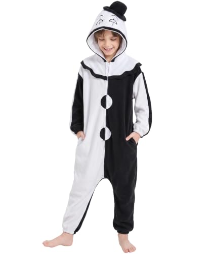 Solvienne Kids Clown Onesie Halloween Costume, Pajamas for Boys and Girls at Amazon