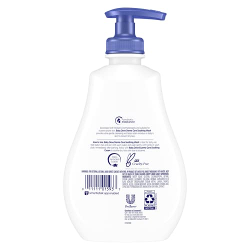 BABY DOVE DERMA CARE SOOTHING WASH SKIN CARE WITH COLLOIDAL OATMEAL SUITABLE FOR ECZEMA PRONE SKIN 13 OZ