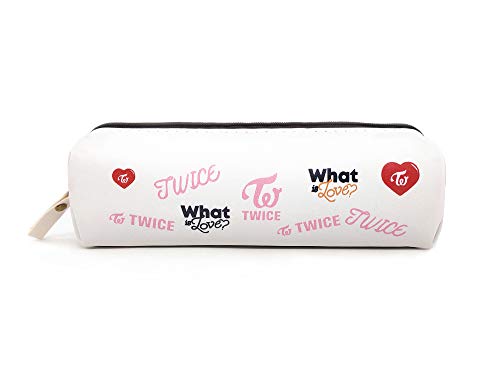 Fanstown Twice Kpop Pencil Case Pu Leather Team Logo Member Name Case With Lomo Card Twice Amazon In Office Products