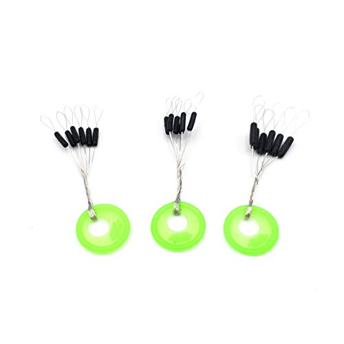 Zite Fishing Sicherheits-Wirbel-Set Angeln 150 STK - Karabiner Angelwirbel-Sortiment 5 GröÃen Box + Schnur-Stopper – Bild 7
