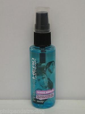 3 x MESS HEAD SHINE SERUM 3x50ml FOR EXTRA SMOOTH & SHINY FINISH TO ANY STYLE