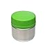 LunchBots Rounds 8oz Stainless Steel Leak-Proof Snack Container for Kids and Adults - Food Jar for Yogurt - Fruits - and Finger Foods - Eco-Friendly - Dishwasher Safe - 8oz - Green