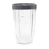 Preferred Parts Tall Replacement Cups for NutriBullet High-Speed Blender/Mixer with Screw off Lip Ring, 24oz NutriBullet Cup (1)
