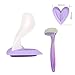 Bikini Trimmer Shaver for Women Privates Hair Shaver, LITOON Bikini Privates Shaving Stencil Female Privates Secret Intimate Shaping Tool (Heart)
