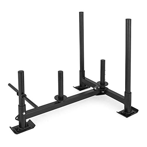 Popsport Fitness HD Weight Sled Low Push Pull Sled Heavy Duty Fitness Sled Training Sled - Thumbnail 7