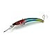 Maoko 10pcs Plastic Minnow Fishing Lures Baits Deep Diver Sinking Bass Crankbaits with 3d Eyes Two VMC Treble Hooks 6.1
