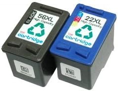 TOP cartridge Remanufactured Ink Cartridges Replacement for HP 56 and HP 22 (Black and Colour)
