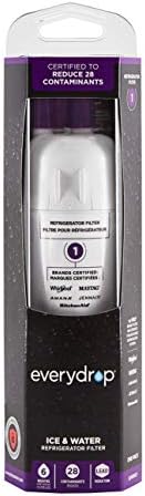 EveryDrop by Whirlpool 10383251 Refrigerator Water Filter 1, EDR1RXD1 (Pack of 1), Purple