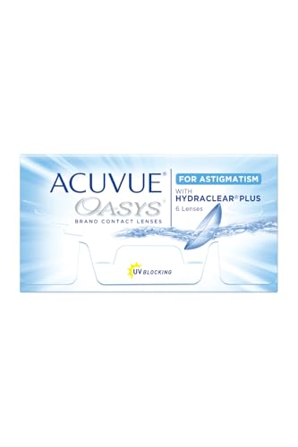 ACUVUE® OASYS for ASTIGMATISM con tecnología HYDRACLEAR® PLUS - Lentillas quincenales -protección UV - 6 lentes