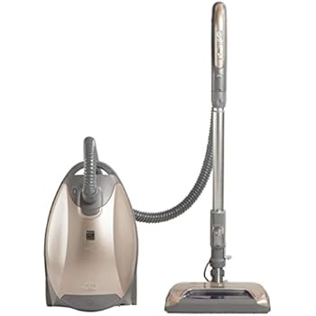 Kenmore Elite 81714 Pet Friendly Ultra Plush Lightweight Bagged Canister Vacuum with Pet PowerMate, HEPA, Extended Telescoping Wand, Retractable Cord,and 3 Cleaning Tools-Champagne