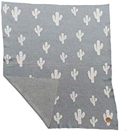 Niu Cactus Blankets, Grey/White, Baby - Image 4