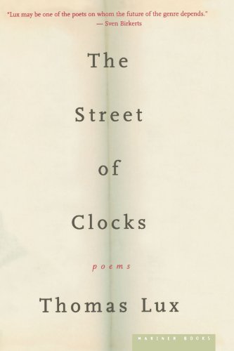 The Street of Clocks: Poems