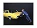 American Diorama Mechanic Darwin Pushing a Car Figurine for 1/18 Scale Models