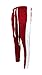 Henry & William Men's Wide Stripe Patter Accent Techno Track Pants W/Ankle Zipper