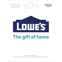 Lowe's Physical Gift Card - $100