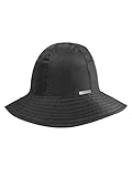 Luxury Divas Reversible Black Bucket Style Rain Hat