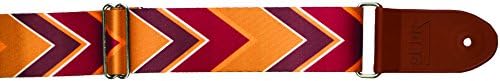 Souldier SLNMD03 SLDR Locking Guitar Strap, Nomad - Gold/Burgundy/Orange