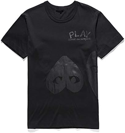 MJon Comme des Garcons_CDG Play Short-Sleeved T-Shirt Men/Women Black Heart