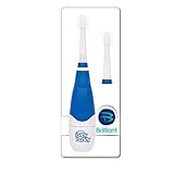 Baby Buddy Sonic 360 Toothbrush (Blue), Battery Operated Sonic Kids Toothbrush with Soft Bristles