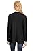 Womens Open Drape Cardigan Reg and Plus Size Cardigan Sweater Long Sleeves - USA,Black,XXX-Large