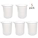 Hapy Shop 5 Pcs 100 ml Silicone Measuring Cup for Resin,Silicone Resin Cups Mixing Cups with Precise Scale for Resin Art