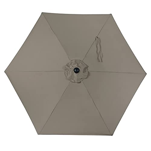 Sekey 300cm Teleskopisch Sonnenschirm | Tisch Sonnenschirm für Terrasse, Garten, Balkon Sonnenschutz UPF50+ – Bild 8