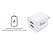 Wall Charger, eBerry 2-port Dual USB Wall Charger Made for iPhone 6s Plus 6s 5s 5 4s 4, iPad Pro 5 4 3, Samsung Galaxy S6 Edge S5 S4 S3 Note 5 4 3 and Most Android Phones - 5V 3.1A (2-port, White)