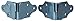 Corner Stake Rack Brackets, Normally Used for Connecting Trailer Side Panels, 2 Corners Both Left and Right Hand Sets