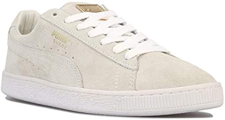 puma suede classic metal badge sneakers