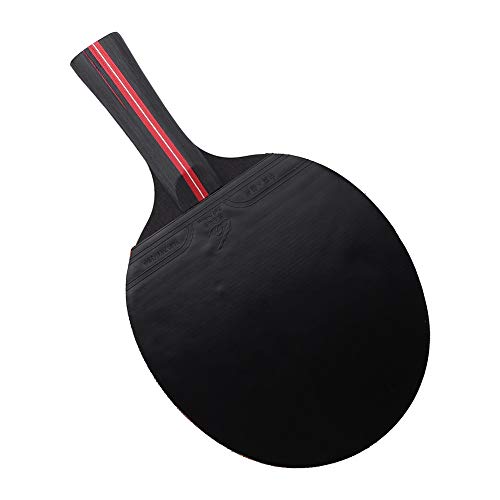Yuehuam Ping Pong Paddle Set Professional Table Tennis Racket Ping Pong Paddle 2-Player Table Tennis Racket w/ 3 Balls for Shake-Hand Grip Players