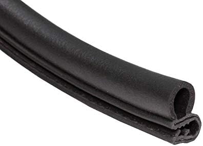 HOUTBY 39" inch Car Door Edge Guards U Shape Edge Trim Rubber Seal Protector Stripping Automotive Weather Strip Bumper Flexible 1Meter