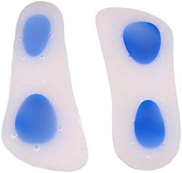 Silicone 3/4 Shoe Inserts Foot Support for Plantar Fascia Relief Women Size 7.5-11