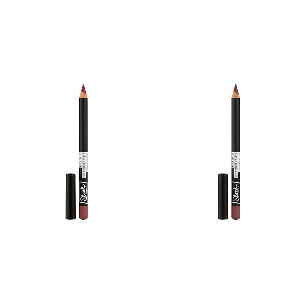 Sleek MakeUP Locked Up Super Precise Lip Liner, Long Lasting, Super Pigmented, Friend Zone(Nude Pink) 1.8g (Pack of 2)