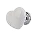 Heart Shaped Door Drawer Bin Handle Pull Knob Hardware White S