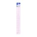 Westcott LetterCraft 8ths 18-Inch Beveled Transparent Ruler (B-85) 2-Pack
