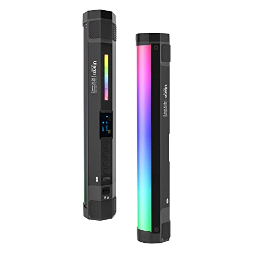 ULANZI VL110 RGB Light Stick, Portable Camera LED Video Tube Light, 2500-9000K Dimmable, 2600mAh Battery, Magnetic Attraction for Photography, TikTok